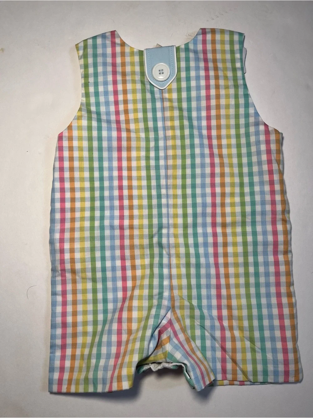 The Beaufort Bonnet Company Prescott Plaid Jon Jon Shortall Pastel Gingham 6-12M